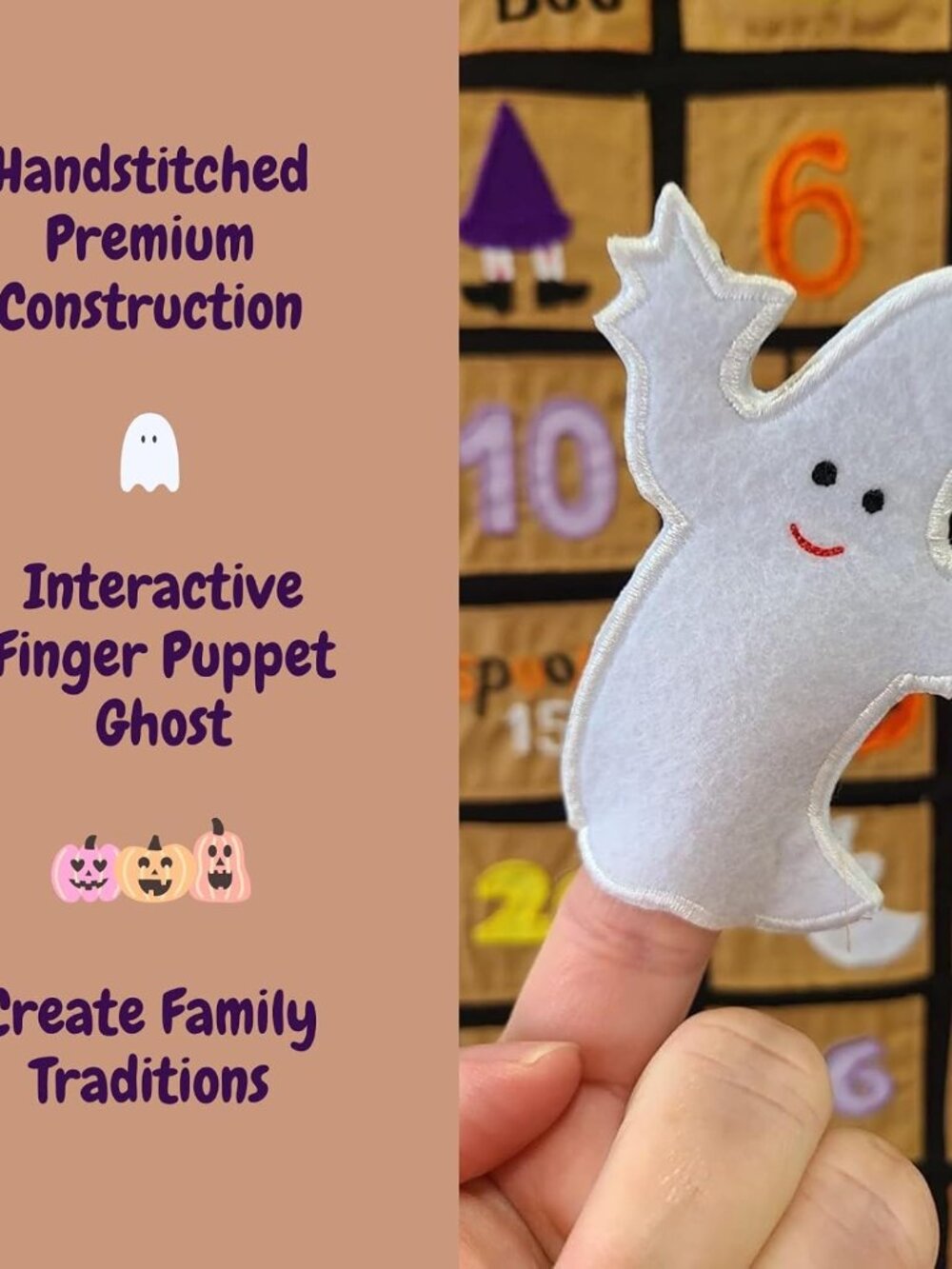 Happy Halloween Advent Countdown Calendar Decoration for Kids and Family by | Wa - Picture 2 of 5